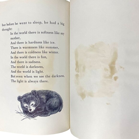 Cubby's World Story of a Baby Bear Hardcover Robbie Trent Wild Animals Vtg 60s - Picture 9 of 10